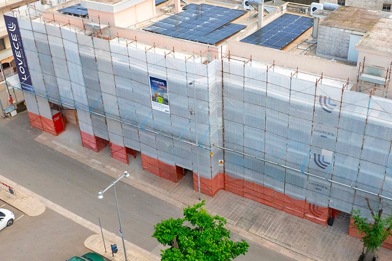 Ristrutturazione di un palazzo | Lovece